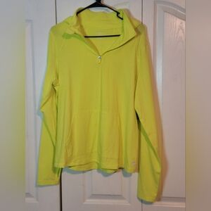 Bright Yellow Zip-Up Hoodie Tek Gear